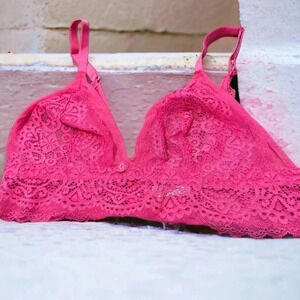 La vie  en rose pink bralette L